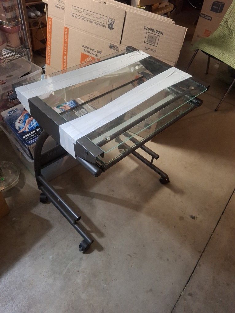 Glass Computer Desk