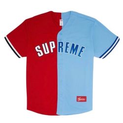 Supreme Don’t Hate Baseball Jersey 2 Tone SS 2021