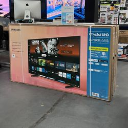 65” SAMSUNG CRYSTAL DU7200 4K SMART TV