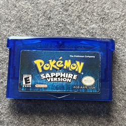 Authentic Pokemon Sapphire