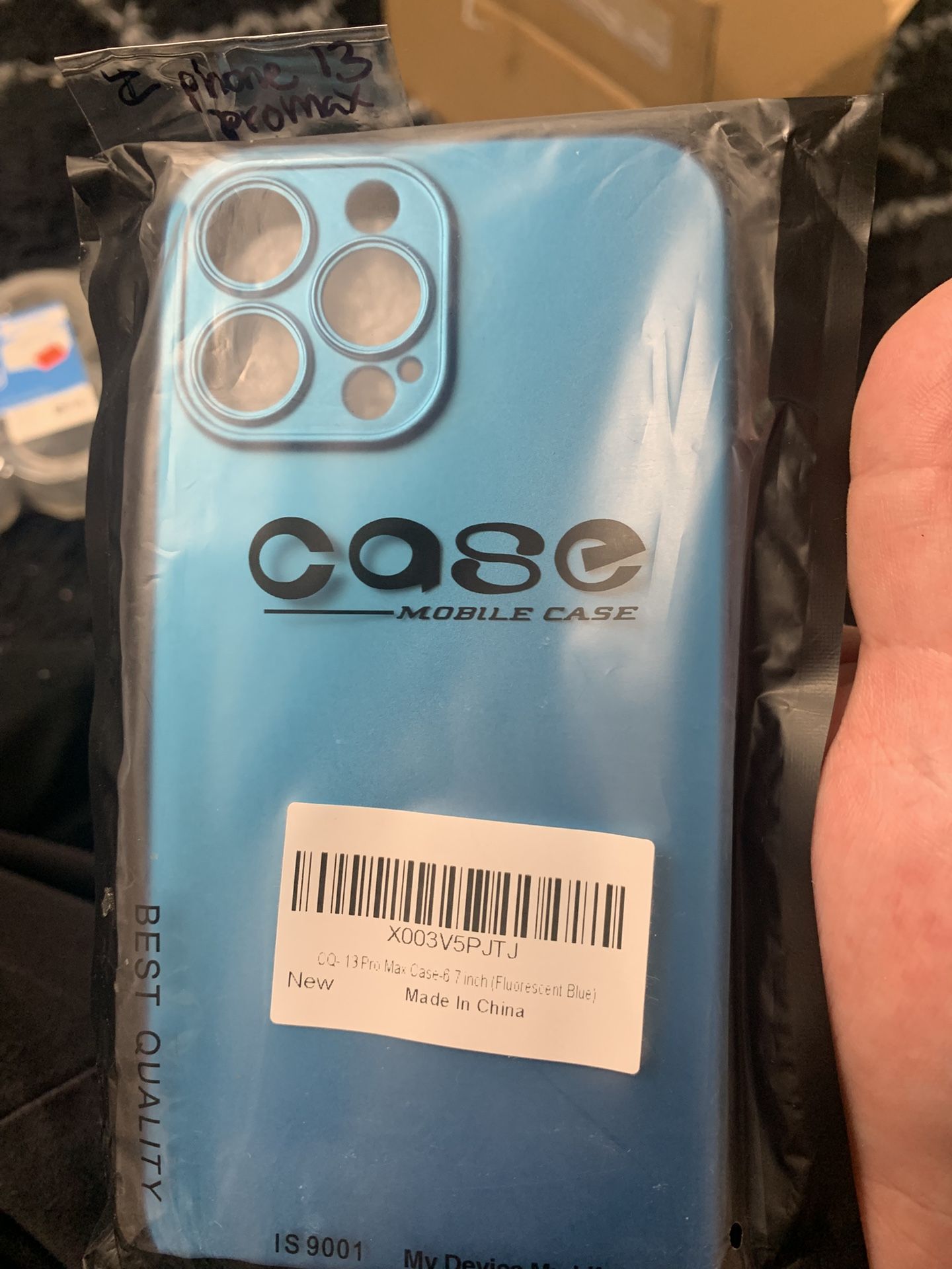 BRAND NEW IN iPhone13promax Blue Case