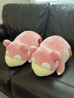 Pokemon Sleeping Slowpoke plush 18”