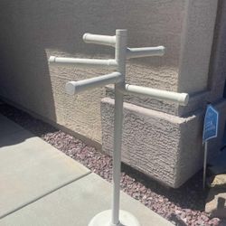 Patio Pool Or Hot Tub Towel Stand Holder 