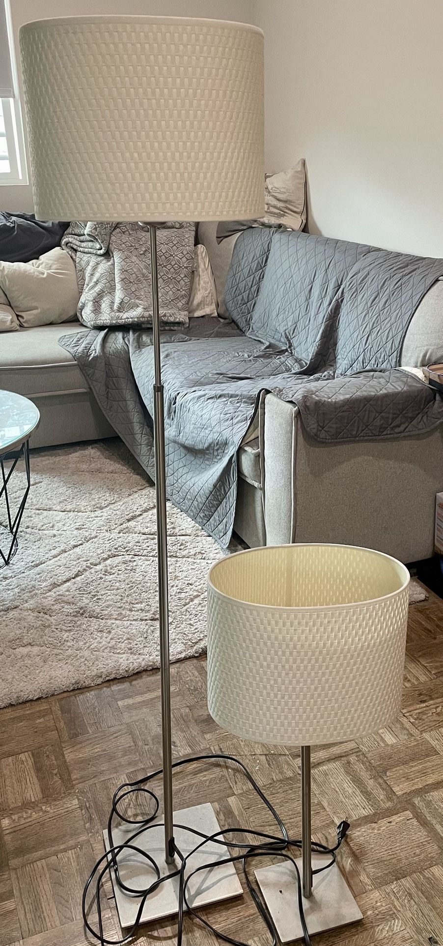 IKEA Aläng Table And Floor Lamps for Sale in Norwalk, CA - OfferUp