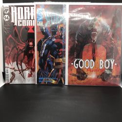 Comic book lot of 3! Horror comics 14  StormWatch 0 and Goo Boy Volume 2