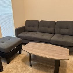 Sofa  2 Pice And Coffee Table 