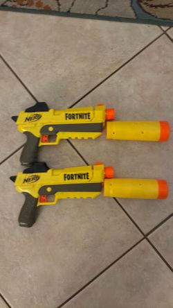 2 Nerf Fortnite SP-L Blasters w/ Suppressors