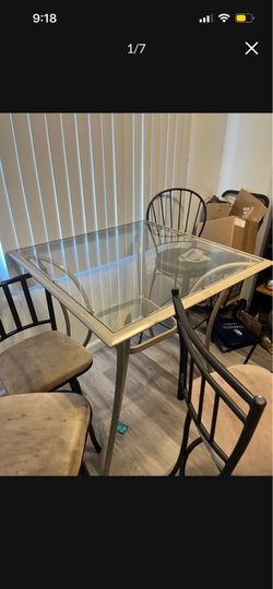 Free dining table with chairs