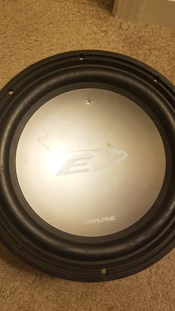 Subwoofer Alpine SWE-1242