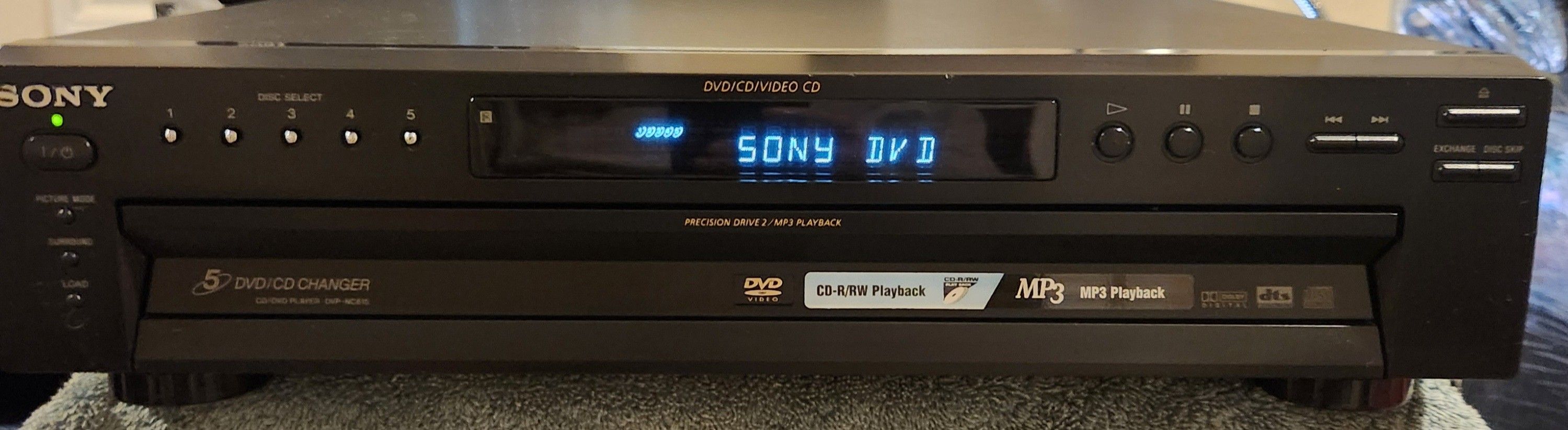 Sony DVP NC6155 disc carousel DVD/CD changer
