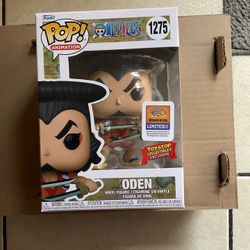Anime One Piece Oden Toy Stop Wonder Con Exclusive 2023 Funko Pop 