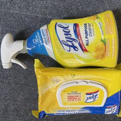 LYSOL Disinfecting Wipes And Spray 