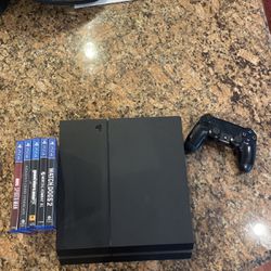 Ps4 With 5 Games $200