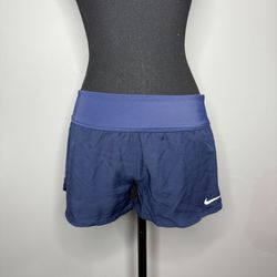 Nike Womens Solid Blue Boardshort Swim Suit Bottoms Size Small