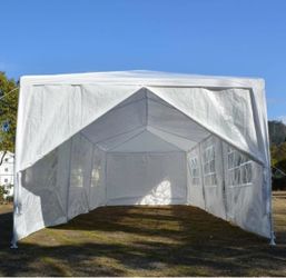Carpa blanca para fiesta 10 x 30 pies (nueva en su caja)