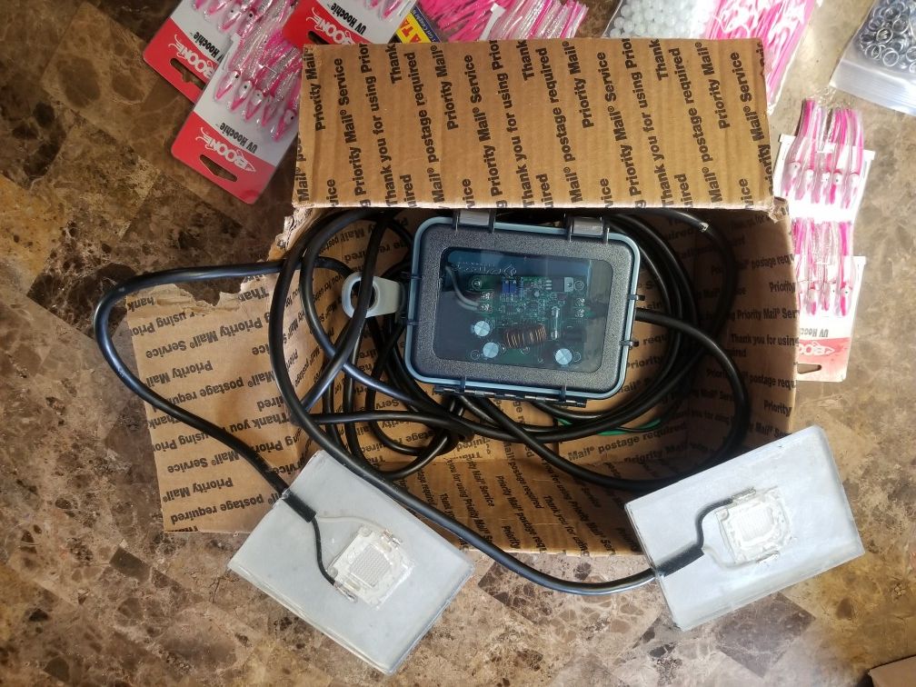 Underwater lights for boat