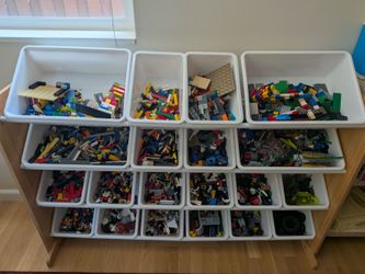 Huge Lot of Mixed LEGO Bricks and Pieces