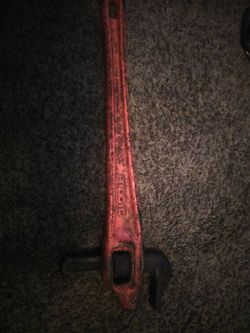 Rigid 18in pipe wrench