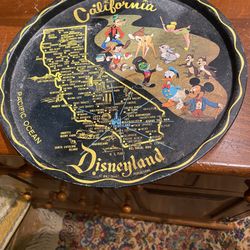 California Disneyland Metal Tray