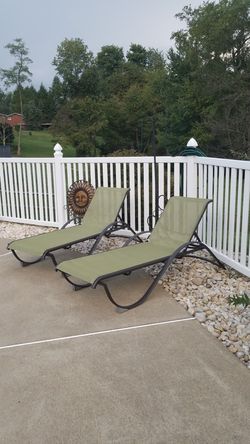 Sunbrella quality chaises