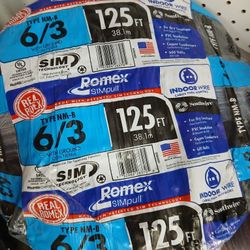 New Romex Wire 6/3