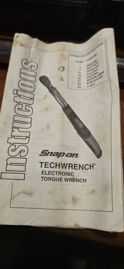 Snap On Torque Wrench