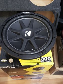 Todo nuevo/ $69 kicker subwoofer 300 watts. Kennwod 2000 watts $69