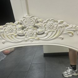 Vintage foral wall mirror 