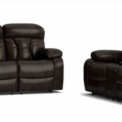 Reclining Sofa and Loveseat