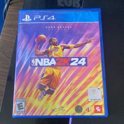 ps4 game nba2k24 kobe bryant edition 