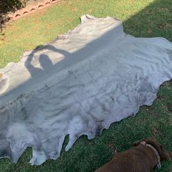 Hairy hide leather
