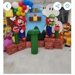 Mario Party Backdrops/ Props