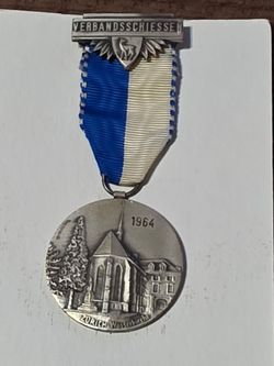 Shooting Medal Marksmanship Rifle 1964 Zurich Switzerland