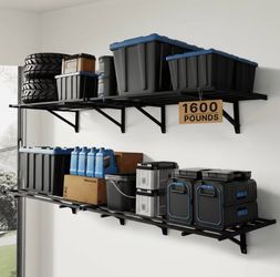 Heavy duty garage shelves