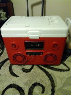 Koolmax Cooler W/ Bluetooth   Amp And Receiver..Memory Card .Mic Thumbnail