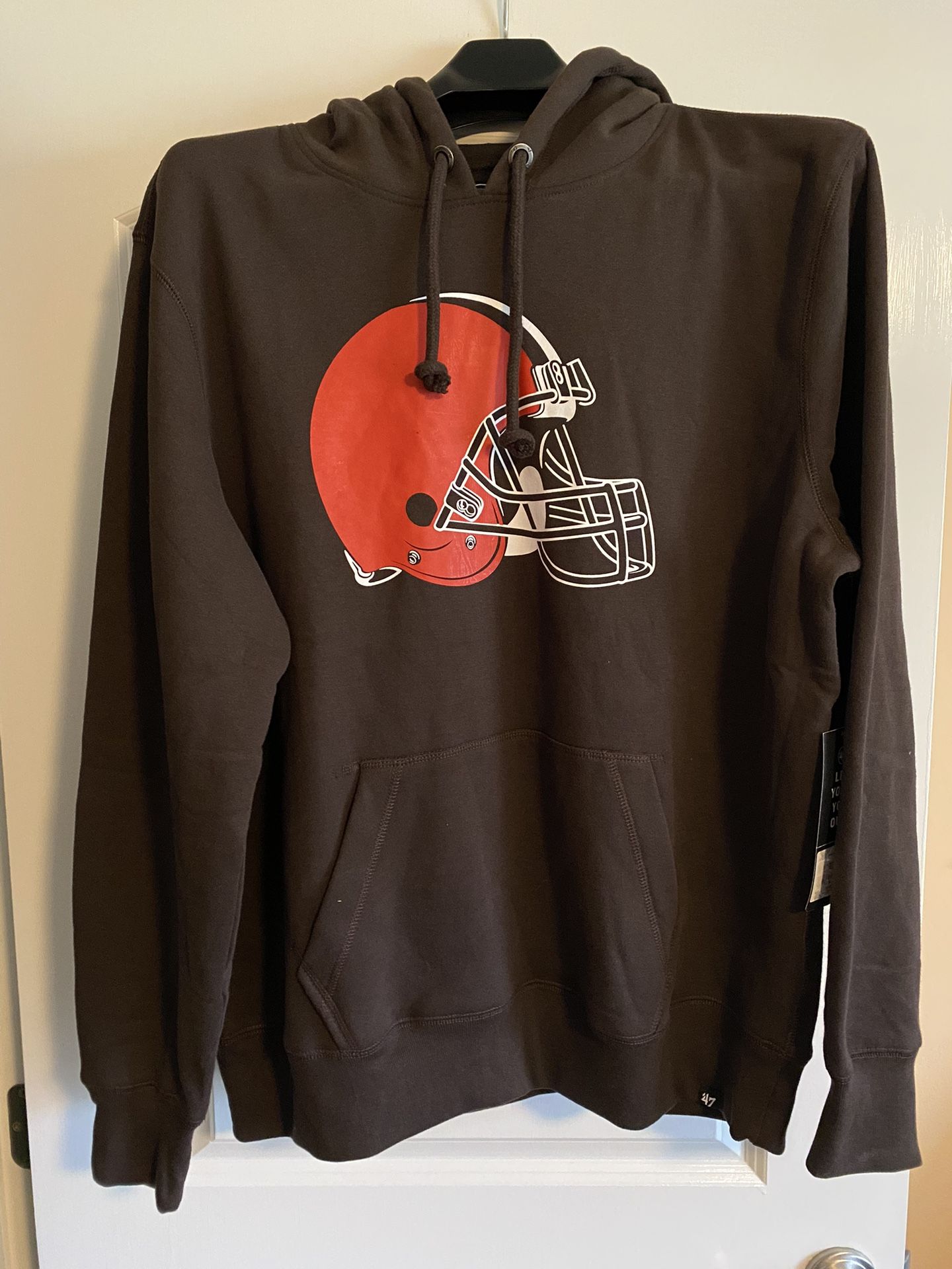 Cleveland Browns Hoodie XL 47 Brand Sweatshirt NFL Football Team Gear Apparel
