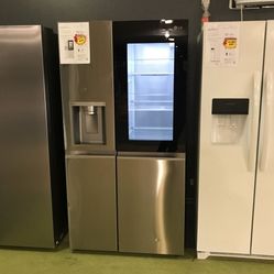 Lg Side By Side Smart Instaview Refrigerator ✅ 3W