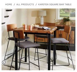 Karsten Square Dining Table And Chairs