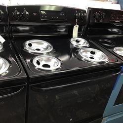 GE Coil Top Range. 1 year Warranty 