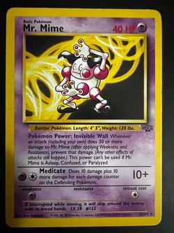 Pokemon - Mr. Mime - 22/64 - Jungle