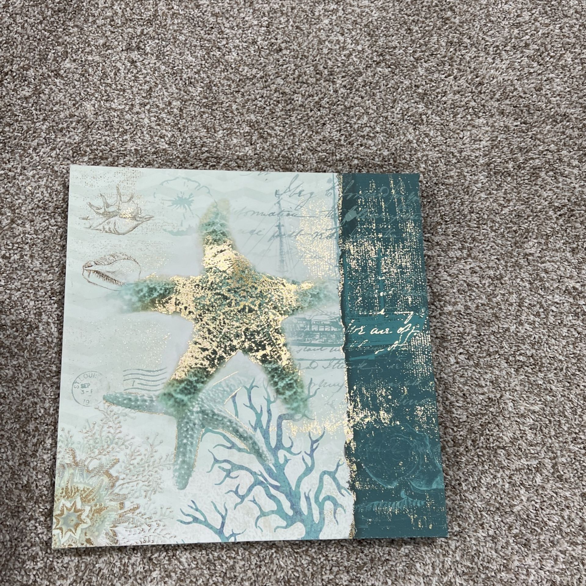 Under The Sea Starfish Canvas