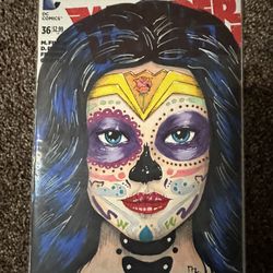 Wonder Woman #36 Commissioned Sketch Day Of The Dead Make Offer!!