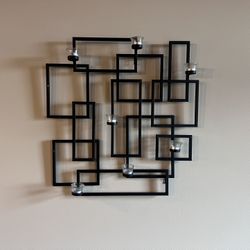 Wall Art Candle Display 