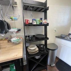 Cabinet For Kitchen, Hold Wine And Glasses
