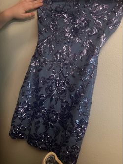 Blue dress