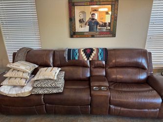 Leather couch