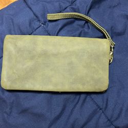 Olive green wallet