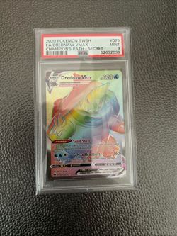 Pokemon - Drednaw VMAX 075/073 Rainbow - Champion’s Path - PSA 9 Mint