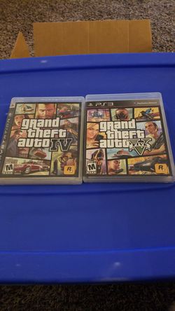 Grand theft auto 4,5 playstation 3, ps3