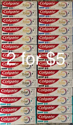Colgate Mouthwash, Toothpaste, Toothbrushes 